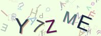 This is a captcha-picture. It is used to prevent mass-access by robots. (see: www.captcha.net)